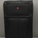 SwissGear Sion Softside Expandable Luggage  Large Checked Suitcase with 360 Degree Wheels & Retractable Handle  29 Inch, Perfect for 7-9 Night Trips  Black