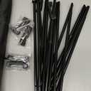 JEAWIWI 8PCS Black Easel Stand for Wedding Sign Stand, 66 Inch Portable Picture Stands for Display, Tripod Artist Easel for Painting, Floor Wedding Welcome Sign Stand, Metal Easel with Portable Bags