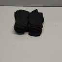 Duufin 8 Pairs Soccer Baseball Softball Football Socks for Youth Boys Girls Kids Unisex Knee High Athletic Socks (10-15 Years, Black)