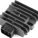 Voltage Regulator Rectifier, Aluminum Voltage Regulator Moto Rectifier 21066 0010 Motorcycle Accessories Fit for Kawasaki Mule 600/610/SX/KAF400