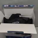 REVIX Ice Packs for Ankle Injuries Reusable, Ankle Ice Wrap with Cold Compression for Feet Pain Relief, Plantar Fasciitis and Achilles Tendonitis, Soft Plush Lining, 2 Packs, Black