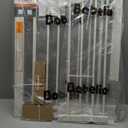 Babelio Baby Gate for Doorways and Stairs, 26''-40'' Auto Close Dog/Puppy Gate, Easy Install, Pressure Mounted, No Drilling, fits for Narrow and Wide Doorways, Safety Gate w/Door for Child and Pets
