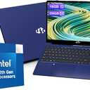 15.6-FHD-Laptop Student-Laptop, 16GB RAM 256GB SSD, Intel Pentium Quad-Core N100 Processor (Up to 3.4GHz) Backlit Keyboard Fingerprint WiFi 6 BT5.2 Business-Laptop, Windows 11 Laptop (Blue)