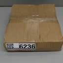 Starunder 6 Pack Floating Shelf Brackets, 6 Inch Heavy Duty Industrial Shelf Bracket, Black Metal L Brackets for Shelves Support DIY(1/5 Inch Thicked)