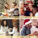 4 x Satin Head Scarf for Women Silky Neck Scarves Bandana Hair Sleeping Night Wrapping Silk Like Square Scarfs Headscarf (27.5 x 27.5 Inch, White Stars)