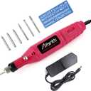 Corded Electric Engraver Pen Engraving Etching Tool Etcher Kit with | Stencil & Tungsten Carbide Tip | for Metal Glass jewelry Leather Wood Ceramic Plastic
