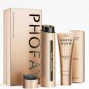 PHOFAY 3-in-1 Facial Device, 1.4oz Matching Gel. Multi Functional Beauty Device, Lifting, Firming, Puffiness Reduction and Promote Absorption & Soothing Care Calm Skin, Youthful Glow (Golden)