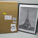 upsimples 16x24 Picture Frame, Display Pictures 14x20 with Mat or 16 x 24 Without, Wall Hanging Poster Frames, Black, 1 Pack