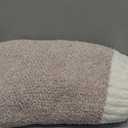 Snuggle Sac Super Soft & Reversible Heather Beige Throw - Oversized Cozy Knit Blanket for Bed, Sofa, Living Room, Twin Size (60x80 Inches)