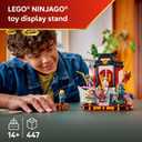 LEGO NINJAGO Ninja Character Display 15th Anniversary Building Toy for Kids, Ages 14+ - Ninja Playset W/Elemental Master of Lightning + 7 Minifigures - Gift Idea for Teen Boys & Girls - 71866
