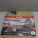 Motor Trend Seat Covers for Cars Trucks SUV, Faux Leather Beige Padded Seat Covers with Storage Pockets, Premium Interior Car Seat Cover, 2 x Front Seat Covers