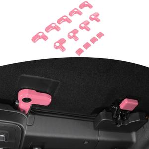 for Bronco Hardtop Roof Removal Switch Handle Trim Cover Fit for Ford Bronco 2021-Present 4DR Pink Interior Accessories