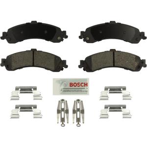 BOSCH BE834H Blue Ceramic Disc Brake Pad Set With Hardware - Compatible With Select Cadillac Escalade; Chevrolet Avalanche, Silverado, Suburban, Tahoe; GMC Sierra, Yukon, Yukon XL + More; REAR