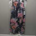 Jessica Howard Women's Sleeveless Printed Chiffon Shift Mini Dress size 10