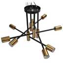 Dan&Dre Modern 8 Light Chandelier Ceiling Light for Dining Room Living Room Kitchen Restaurant Compatible with E27 Bulbs 110-220V