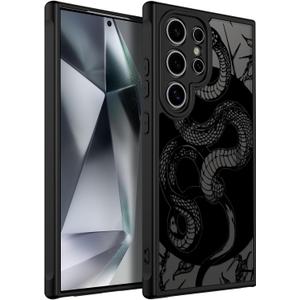 SEXYMOM Magnetic for Samsung Galaxy S24 Ultra Case - Wireless Charging Compatible,Cute Floral Design for Women and Girls,Slim Fit Translucent Matte Phone Case - King Cobra