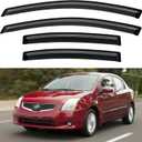 Window Visors Rain Guards Shield for 2007-2012 Nissan Sentra, Out-Channel Window Vent Wind Deflectors Visors Shades for 07-12 Nissan Sentra