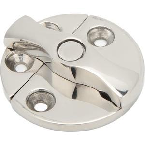 Boat Cabinet Latch, Boat Door Catch Latch Round 45mm 180 Rotation 316 Stainless Steel Universal for Marines Yachts