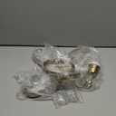 Modern Gold Mini Chandelier, Crystal Light Fixtures Ceiling Mount 1 Light Small Crystal Chandeliers for Bedroom Elegant Crystal Pendant Lighting for Girls Room Dining Room Closet Kitchen Island