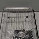 Dish Drying Rack in Sink, Expandable Stainless Steel Dish Drainer for Kitchen Sink, Dish Strainer Rack, Retractable Over Sink Dish Rack with Utensil Holder, 13.1''~16.6''D x 11.8''W, Silver