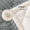 Smiry Pet Couch Covers for Dogs Washable, Non-Slip Fuzzy Couch Covers for 3 Cushion Sofa Pet Friendly, Soft Thick Furniture Protector Sofa Slipcover Mat for Dogs (Grey, 27.6" x 70.9")