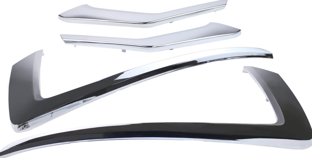 4Pcs Front Left Right Upper Lower Bumper Grille Molding for Mitsubishi | for Mitsubishi Eclipse Cross 2018-2020 1.5L