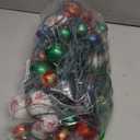 AIRIVO Christmas Tree Ball Ornaments, 28ft 25 Bulb Outdoor Christmas String Lights, Indoor Christmas Lights Plug in End to End Expandable, Ornaments for Christmas Tree Decorations (Multi-Colored 2)