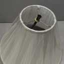 Aspen Creative 30019B Transitional Bell Shape Spider Construction Lamp Shade in Off White, 16" Wide (6" x 16" x 12")