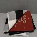 Maasechs 2 Pcs Christmas Doormat 24'' x 51'' Christmas Outdoor Rug and 18'' x 28'' Merry Christmas Coir Doormat Welcome Mat Xmas Non Slip Floor Mat for Outside Entrance Front Porch(Snowflake)