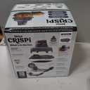 Ninja Crispi 4-in-1 Glass Air Fryer | 450F | Non-Toxic | 4QT & 6-Cup Glass Containers w/Lids | Microwave, Freezer, Dishwasher Safe | Max Crisp, Air Fry, Bake, Recrisp | Cyberspace Gray, FN101GY