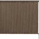 SEEYE Outdoor Sunshade Roller Shades 96" W x 96" H, Cordless Roll Up Shade Blinds Privacy Screen with 90% UV Protection, Exterior Patio Shade Cloth for Porch Pergola Balcony Backyard Windows, Mocha