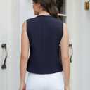 UNCLECAT Women Denim Vest Tops Sleeveless Jean Shirts Jacket Waistcoats, One Size