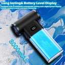 Cordless Acrylic Paint Pouring Blower, Paint Pouring Supplies, Mini Paint Dryer with 3 Nozzles, Pour Painting Tool for Fluid Art, Watercolor, Dutch Pour, Perfect for Artists & Floetrol Paint Projects