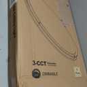 DAKASON 32In Oval LED Flush Mount Light for Kitchen/Living Room, 50W Large LED Ceiling Light Fixture, 3500K/4000K/5000K Adjustable, Dimmable for Dining Room/Bedroom (Brushed Nickel - 1Pack)