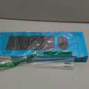 Rapoo 9050S Multi-Device Keyboard and Mouse Combo, 2.4GHz/Bluetooth 5.0/4.0 Wireless Keyboard & Mouse Set for Windows/Mac/Linux/Chrome, Support 4 Devices, Rechargeable, Silent Click, Black