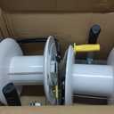 Electric Fence Reel 3:1 Geared Electric Fencing Standard Reels with Crank Geared Polywire Reel Stabilizer 2 Pack