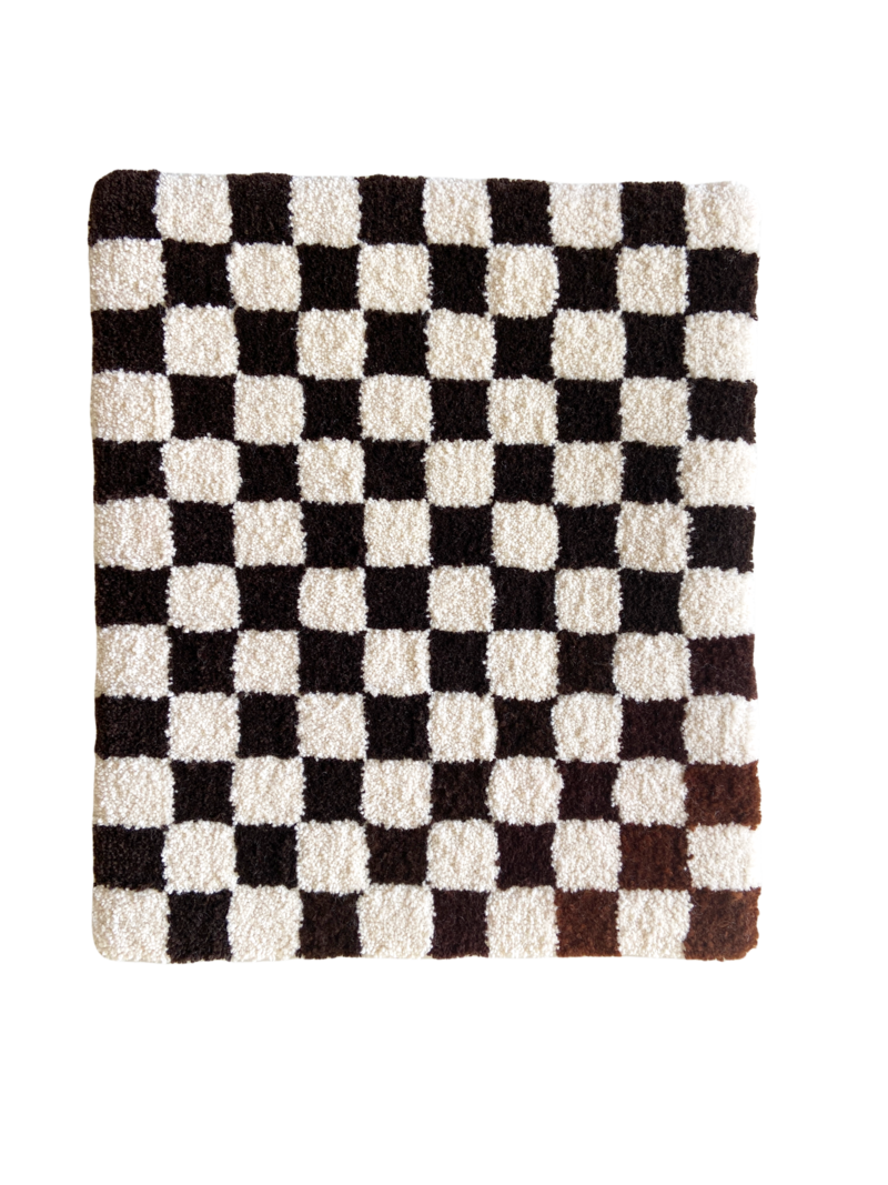 Bedsure Checkered Dog Bed 18x19 inches