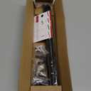 Curtain Rods for Windows 35-47 inch, 5/8 inch Matte Black Curtain Rod with Brackets Adjustable Telescoping for Bedroom Kitchen Study Living Room