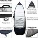 UP SURF Surfboard bag, Daylight Bags for Fun and short boards, Size 54,58,60",6'4",6'8" Surfboard cover for Storage and Transport Surfboard