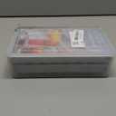 WIBIMEN Ice Cube Tray with Lid and Bin - Round Ice Trays for Freezer with Lid - Ice Cube Trays for Freezer with Ice Container (0.8"-2PACK Blue)