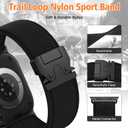Trail Loop Band for Apple Watch Ultra 3/2/1 Bands 49mm 46mm 45mm 44mm 42mm 41mm 40mm 38mm Men Women, Adjustable Parachute Buckle Elastic Nylon Sport Strap for iWatch Series 11 10 9 8 SE 7 6 5 4 3
