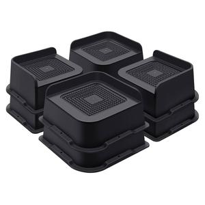 Bed Risers 2 Inch Heavy Duty, Furniture Risers for Bed Desk Table Sofa Couch，Oversized Bed Lifts Risers, Support up to 5000 Lbs(8 Pack Black)