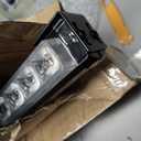 Traffic Advisor Light Bar 35'' 32 LED Emergency Strobe 21 Flash Patterns Directional Safety Warning Lights Suction Cups Cigar Lighter on Trucks Police Cars Construction Vehicles， Amber