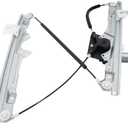 Garage-Pro Front Driver Side Power Window Regulator Compatible with Nissan Sentra 2007-2012, with Motor, 6 Pin Connector, with Anti-Pinch Feature