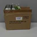 DILATATA Baby's Breath Artificial Flowers Table Centerpiece Decoration Potted Artificial Babys Breath Small Fake Plants for Shelf Desk Home Decor Fake White Babys Breath Flower with Vase