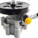 Power Steering Pump 44337-08010 with Pulley Compatible with Toyota Sienna 2004-2006 3.3L V6 Replaces 21-5362 96-5362 N990-0545 6102PX