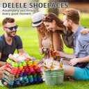 DELELE 2Pair Oval Shoes laces 42 Colors Half Round 1/4" Athletic ShoeLaces for Sport/Running Shoes Shoe Strings (35 inch (90CM), 07 Golden)