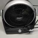 Comfort Zone 8-Inch Oscillating Desk Fan with 3 Speeds, 180 Adjustable Tilt Quiet Table Fan, Durable Electric Personal Fan for Home, Bedroom, or Office