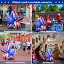 GOODENY USA 250th Anniversary 5.4FT USA Star for 4th of July Lawn Decor, Patriotic Inflatable LED Blow Up Outdoor Decoration for 2026 Semicentennial Independence Day