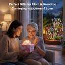 Solar Lights Outdoor Garden Decor: 2 Pack 34 Silk Butterflies with 44 Color-Changing LEDs - Auto On/Off 12H Magical Lighting IP65 Waterproof for Yard Patio Pathway - Unique Gifts for Mom Grandma
